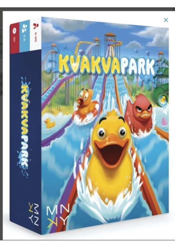 Kvakvapark - desková hra