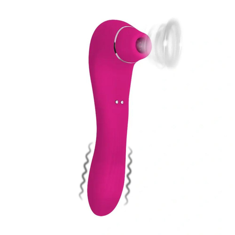 Romant Suction 2v1 stimulátor a vibrátor růžový