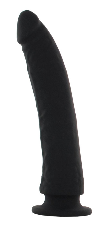 BASIC X Elio silikonové dildo s přísavkou černé