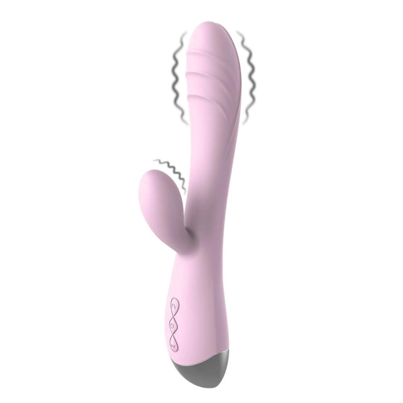 BASIC X Philip rabbit vibrátor světle růžový
