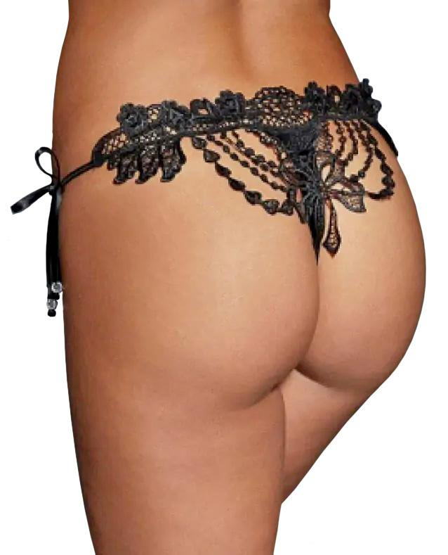 Wanita Mirabel tanga kalhotky černé: S