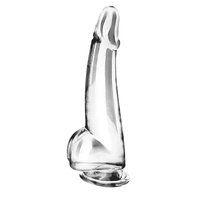 BASIC X Cesar transparentní penis s přísavkou XXL