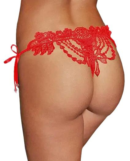 Wanita Mirabel tanga kalhotky červené: S