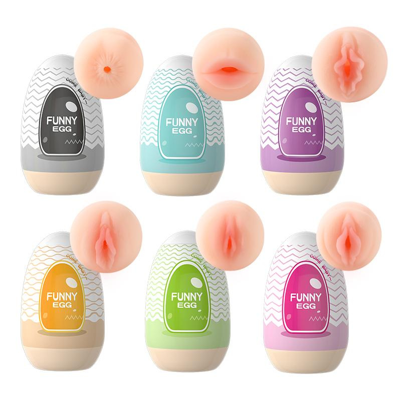 BASIC X Funny Egg sada masturbátorů 6 ks