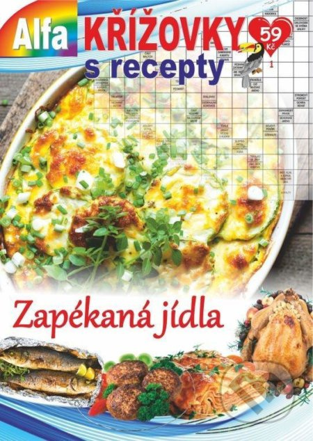 Křížovky s recepty 1/2021 - Zapékaná jídla - kniha z kategorie Švédské křížovky pro dospělé