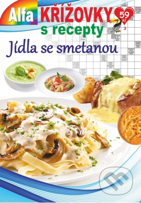 Křížovky s recepty 3/2021 - Jídla se smetanou