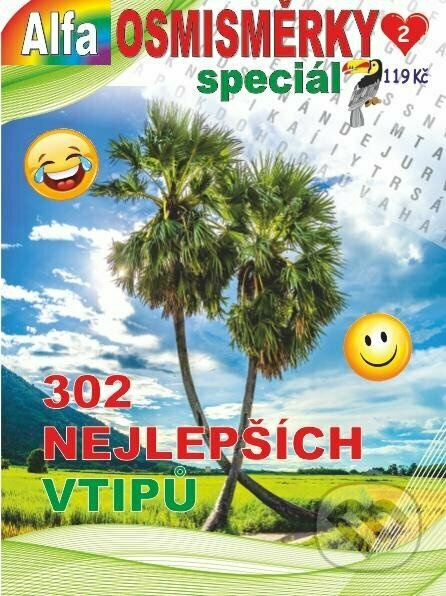 Osmisměrky speciál 2/2022 - 302 nejlepších vtipů - kniha z kategorie Křížovky pro dospělé
