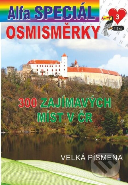 Osmisměrky speciál 3/2023 - 300 zajímavých míst  ČR Alfasoft s.r.o.