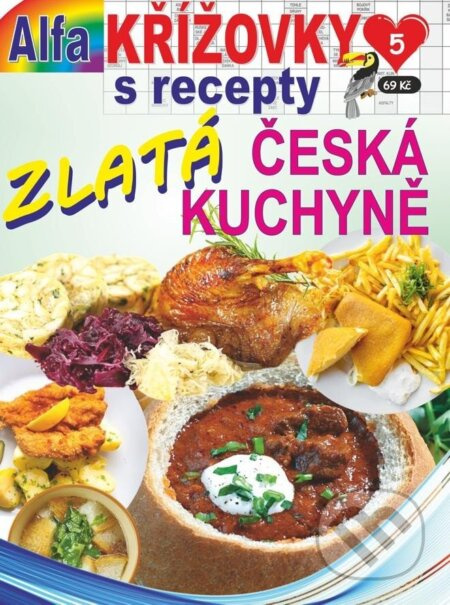 Křížovky s recepty 4/2023 - Zlatá jídla české kuchyně - kniha z kategorie Švédské křížovky pro dospělé