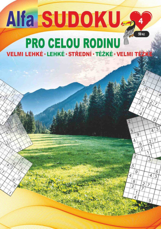 Sudoku pro celou rodinu 04/2025 - 5 úrovní