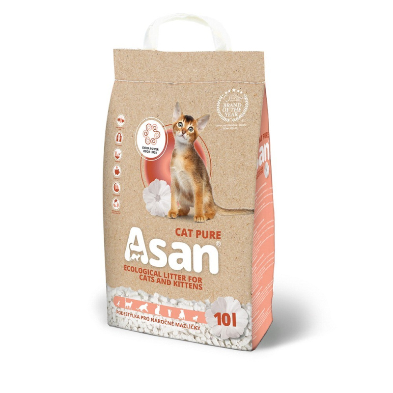 ASAN Cat Pure Podestýlka 10 l