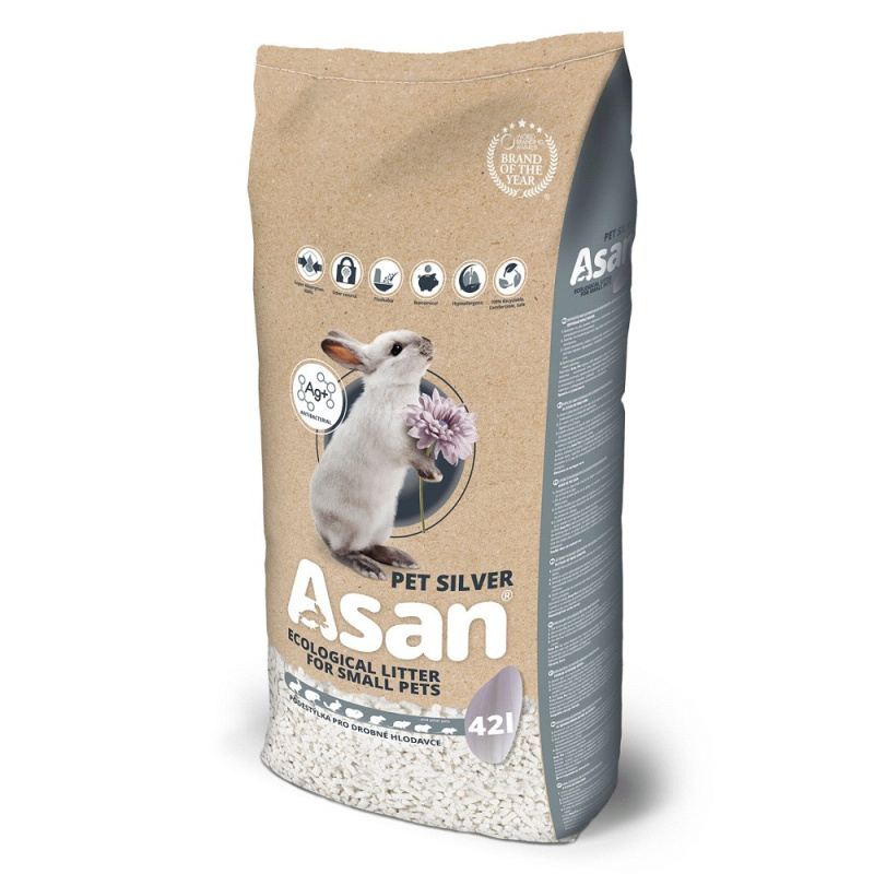 ASAN Pet Silver hlodavce a králíčky 42 l