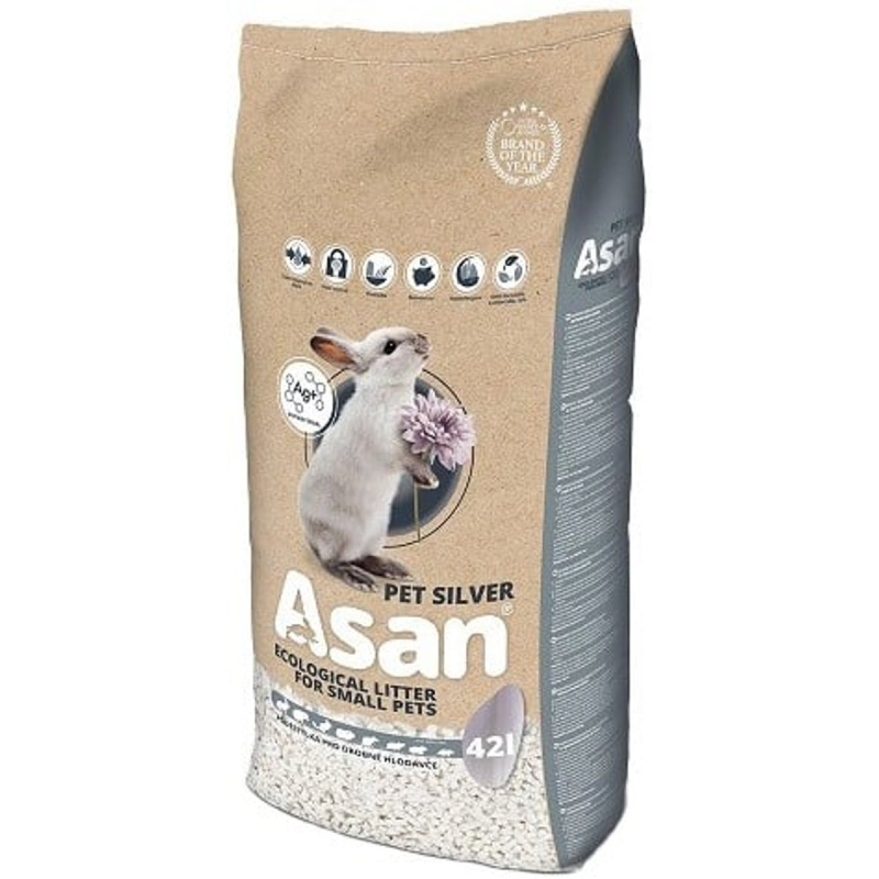 ASAN Pet Silver hlodavce a králíčky 42 l