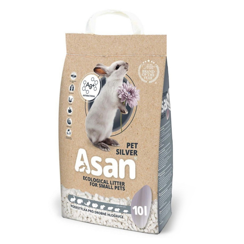 ASAN Pet Silver hlodavce a králíčky 10 l
