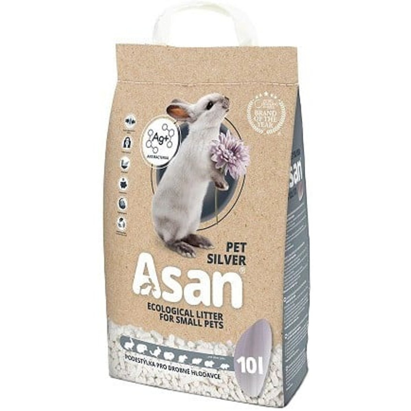 ASAN Pet Silver hlodavce a králíčky 10 l