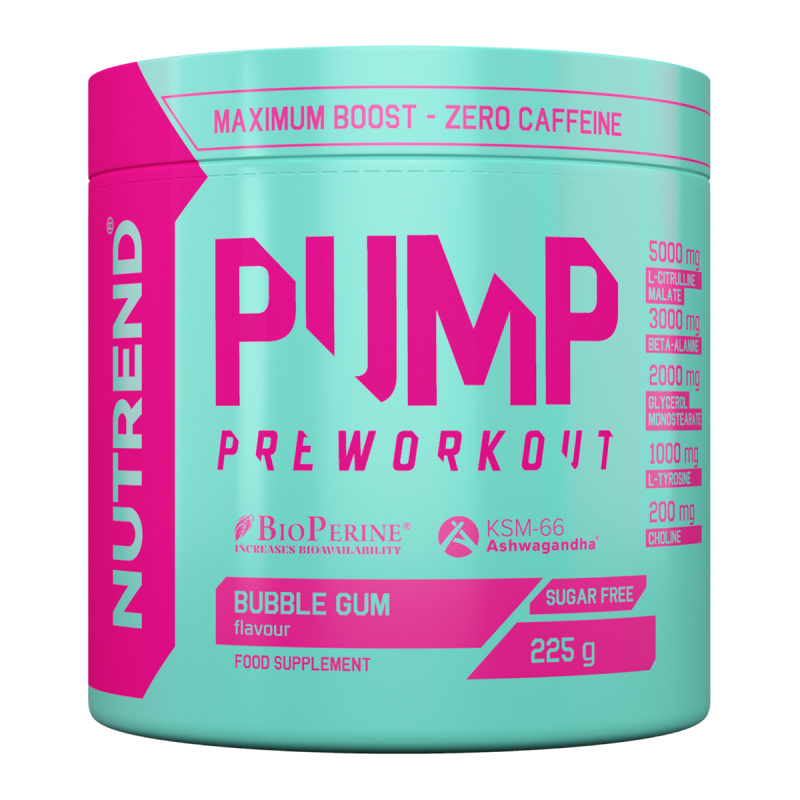 Nutrend Pump 225 g - Bubble Gum
