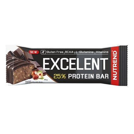 Nutrend Excelent Protein Bar 40 g - čokoláda s oříšky