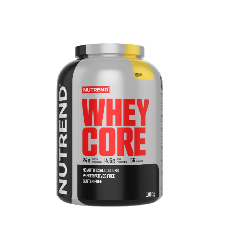 NUTREND Whey core proteinový koncentrát vanilka 1800 g