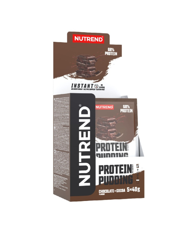 Nutrend Protein Pudding 5x40 g - čokoláda