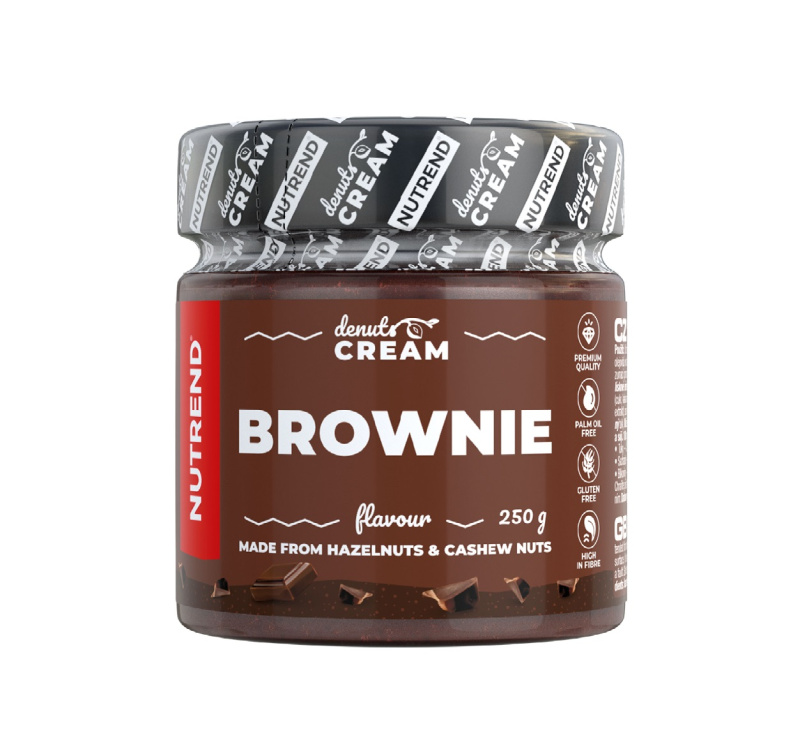 Nutrend DeNuts Cream 250 g Brownie PROŠLÉ DMT 2.2025