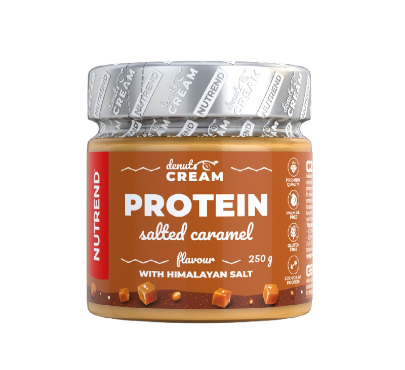 Nutrend DeNuts Cream 250 g Slaný karamel s proteinem