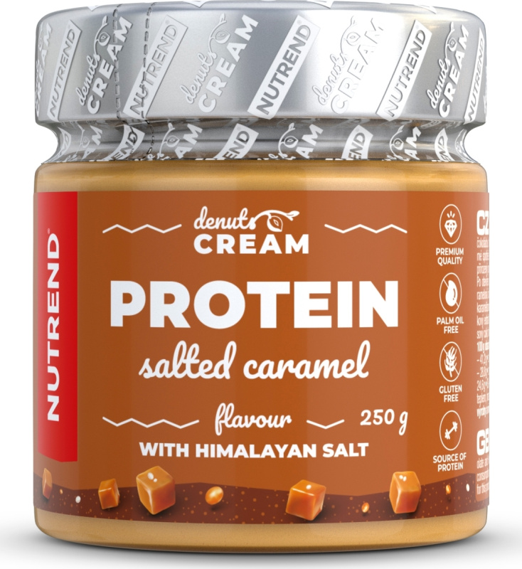 Nutrend DeNuts Cream 250 g Slaný karamel s proteinem