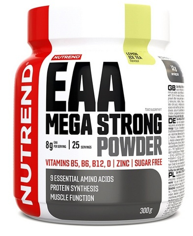 Nutrend EAA Mega Strong Powder, 300 g Příchuť: Citrónový ledový čaj