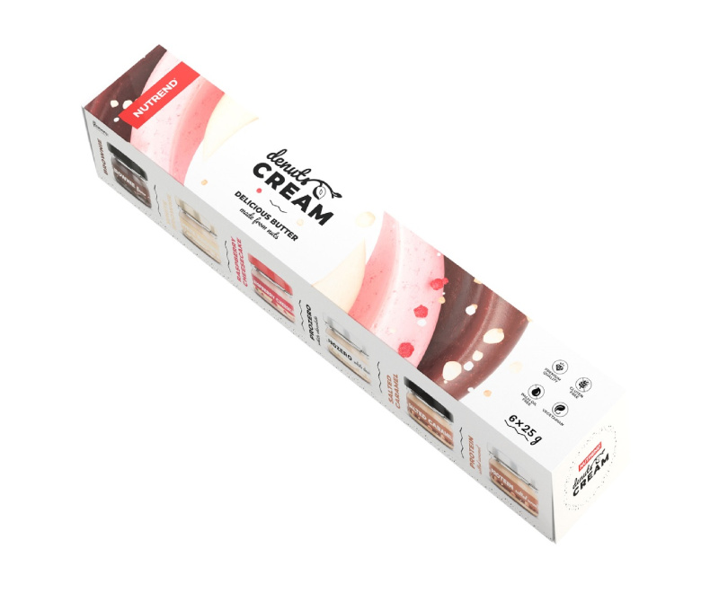 Nutrend DeNuts Cream 6 x 25 g Dárkové balení VÝPRODEJ 17.4.2024