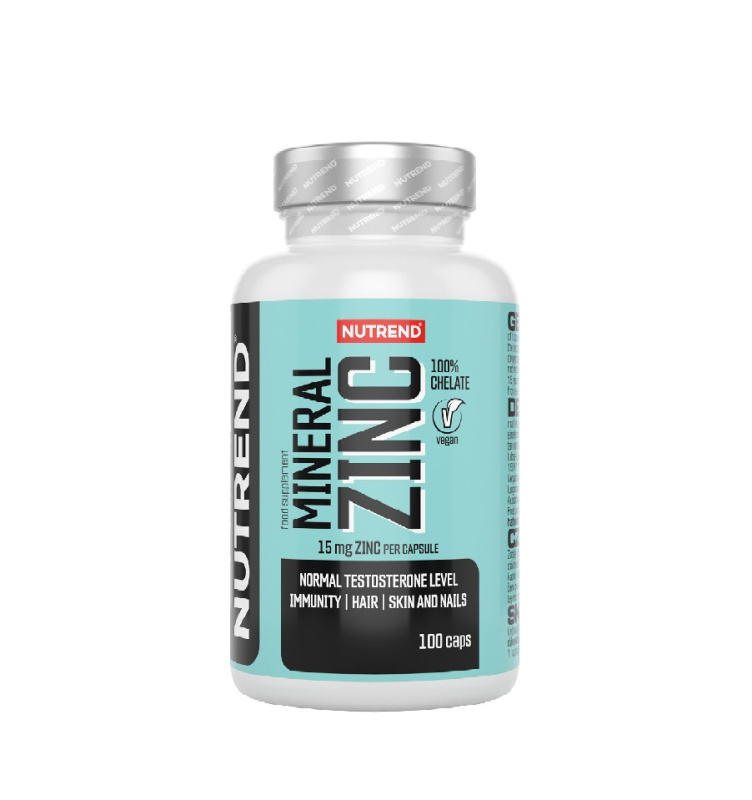 Nutrend Zinek 100% Chelate, 100 kapslí