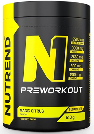 Nutrend N1 Pre-Workout 510 g Příchuť: Citrus