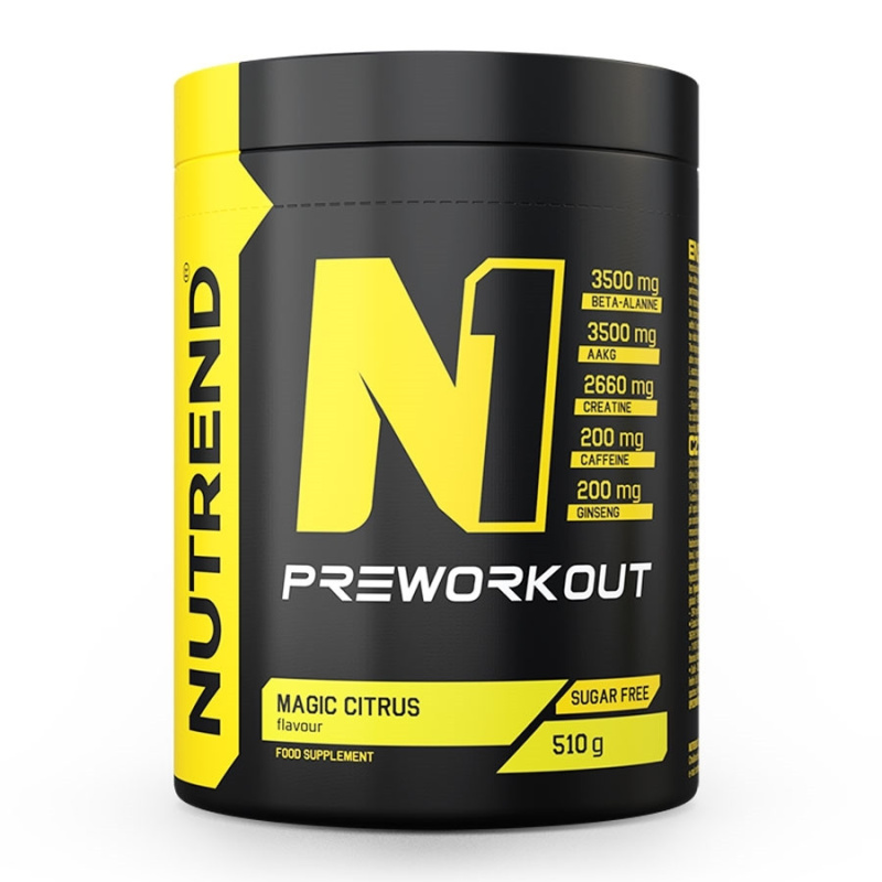Nutrend N1 Pre-Workout 510 g Příchuť: Citrus