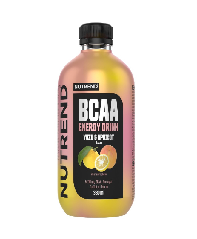 Nutrend BCAA Energy drink 330 ml - Yuzu/Meruňka