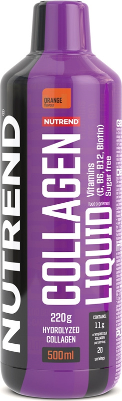 NUTREND COLLAGEN LIQUID 500ml, pomeranč