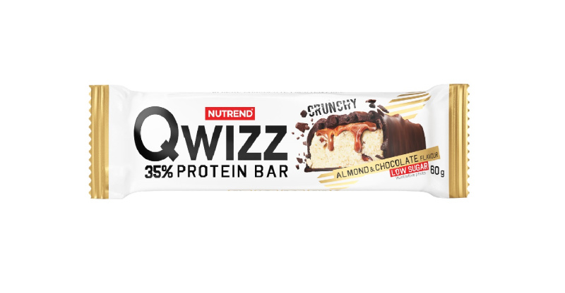 Nutrend Qwizz Protein Bar 60 g - mandle/čokoláda