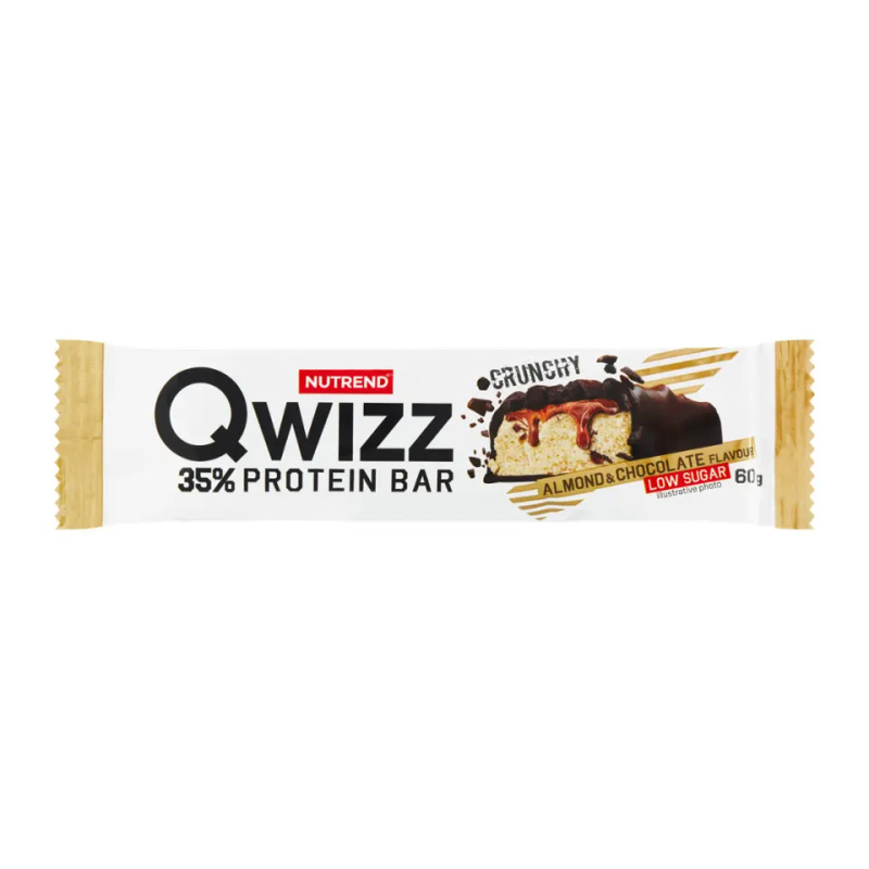 Nutrend Qwizz Protein Bar 60 g - mandle/čokoláda