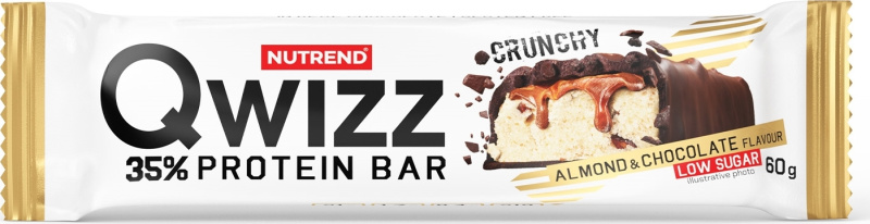Nutrend Qwizz Protein Bar 60 g - mandle/čokoláda