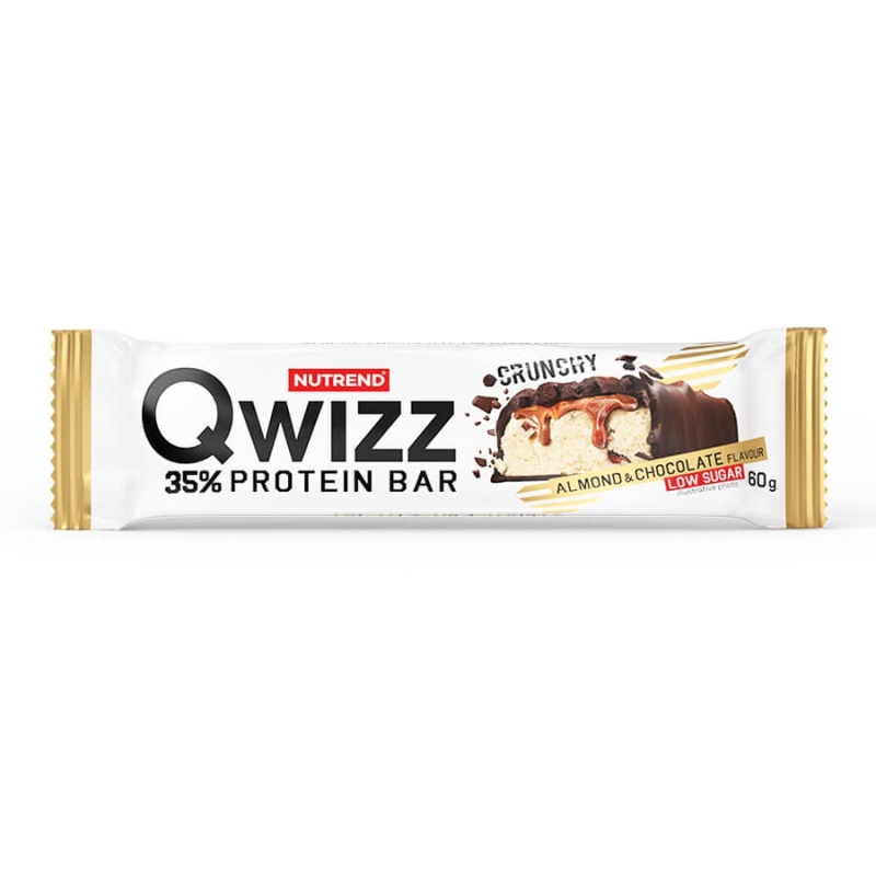 Nutrend Qwizz Protein Bar 60 g - mandle/čokoláda