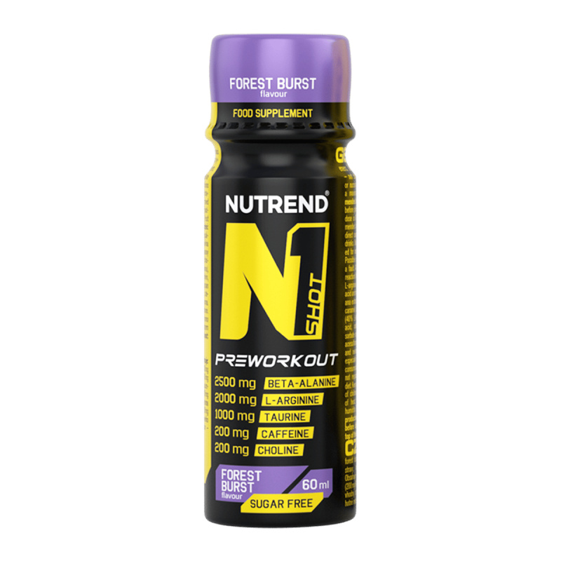 Nutrend N1 Pre-Workout 60 ml Příchuť: Lesní ovoce