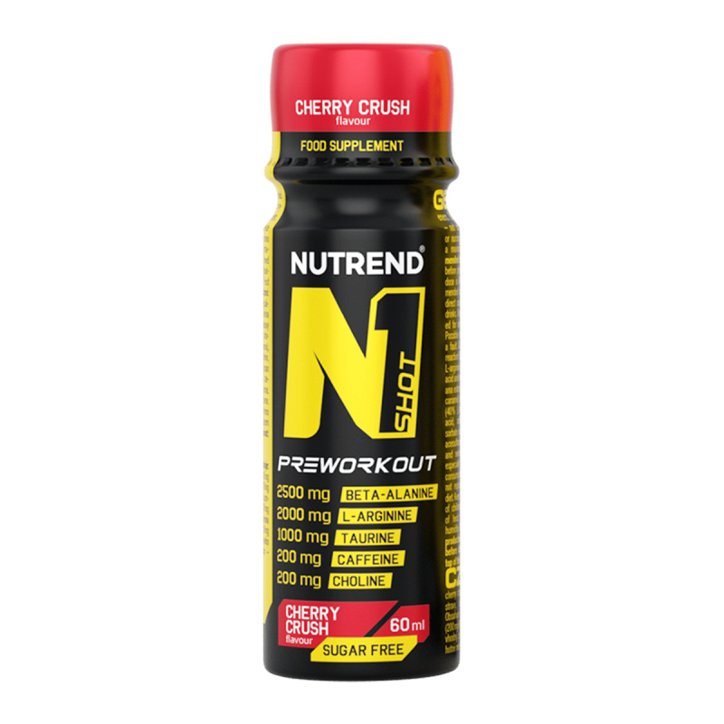 Nutrend N1 Pre-Workout 60 ml Příchuť: Višeň