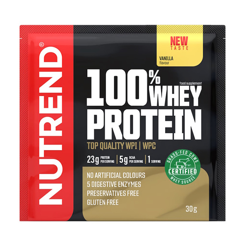 Nutrend 100% Whey Protein 30 g - vanilka
