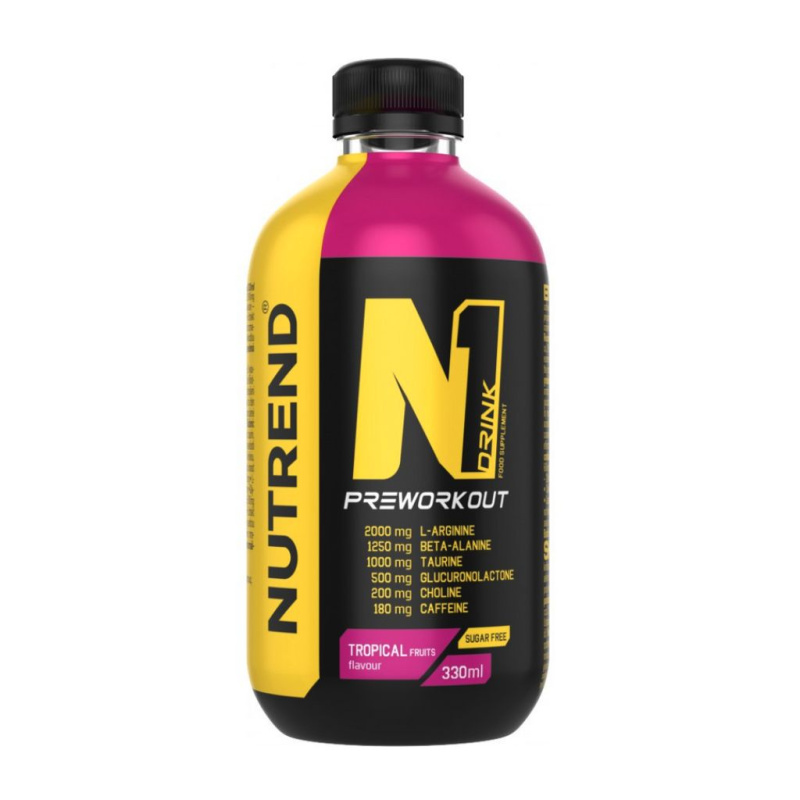 Nutrend N1 Drink 330 ml - tropical candy (tropické ovoce)