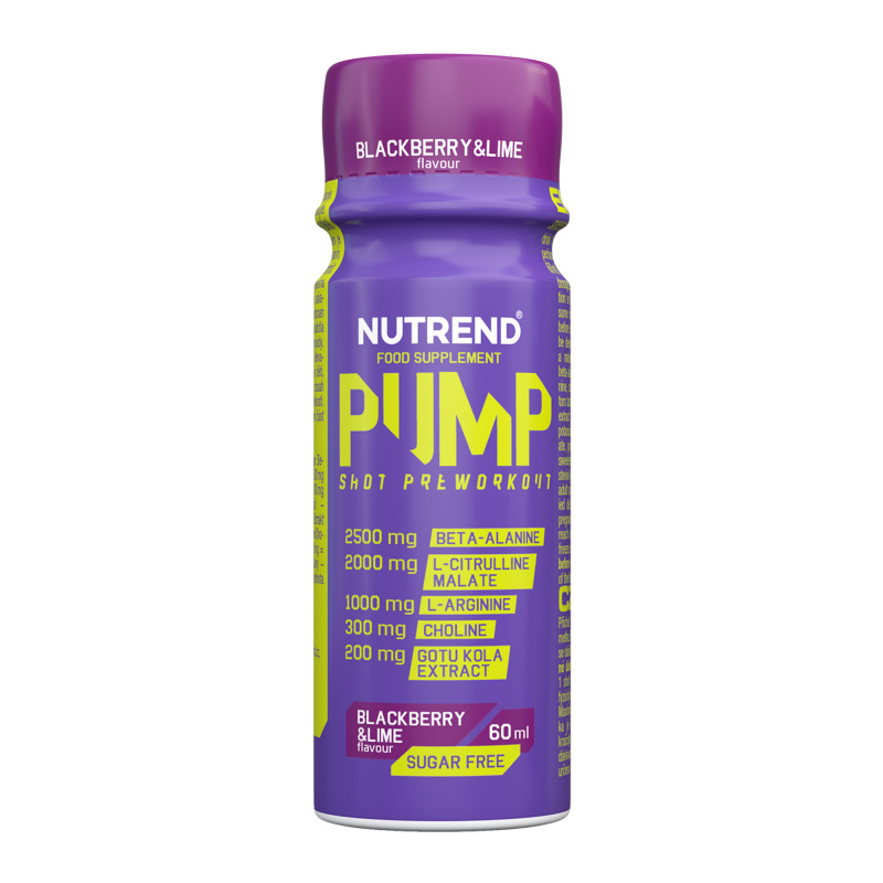 Nutrend Pump Shot 60 ml - ostružina/limetka