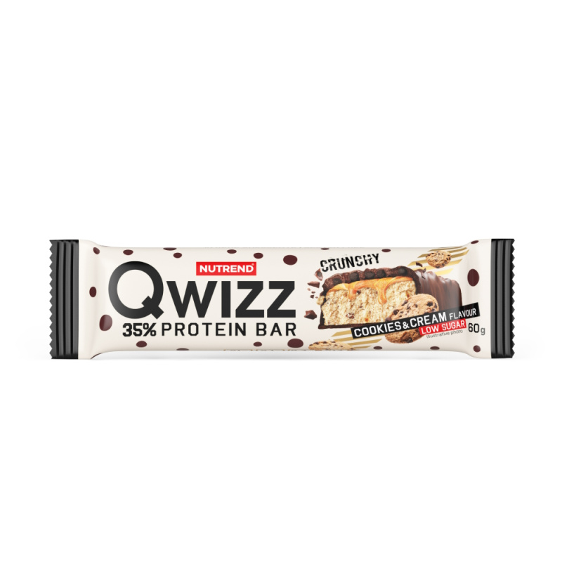 Nutrend Qwizz Protein Bar 60 g - cookies & cream