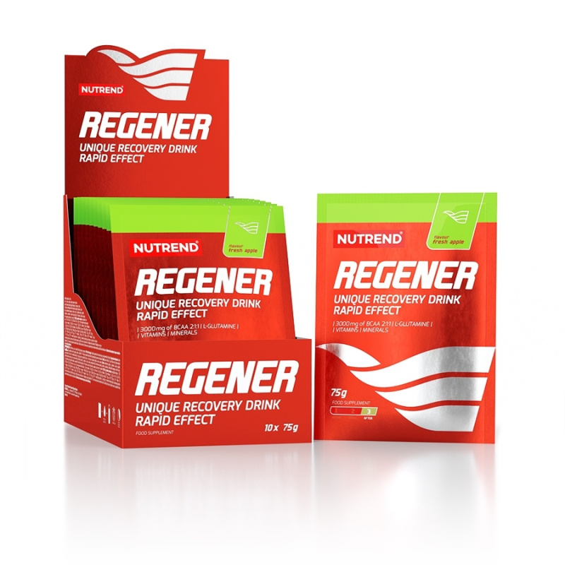 Nutrend Regener 10 x 75g - fresh apple