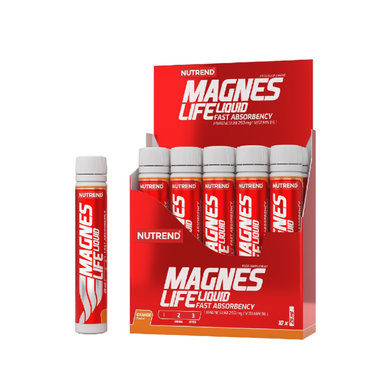 Nutrend Magneslife 10 x 25 ml - pomeranč