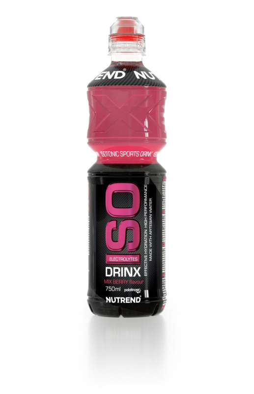Isotonický nápoj Nutrend Isodrinx - mix berry, 8x 750 ml