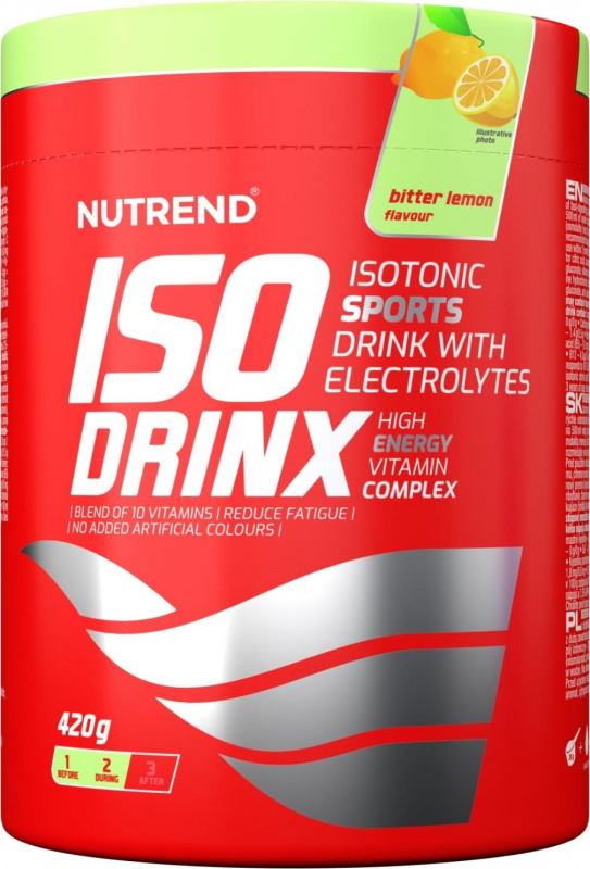NUTREND Isodrinx, dóza, 420 g hořký citron