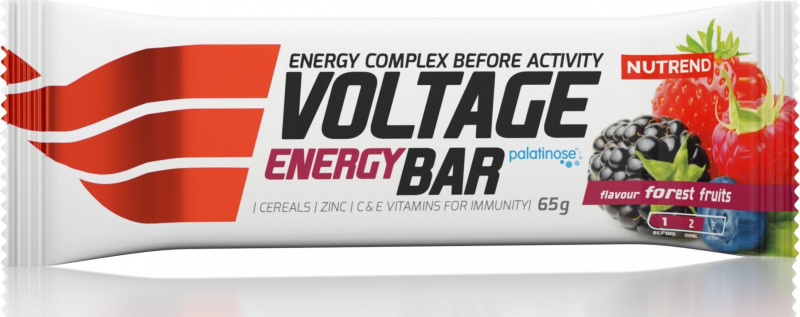 Nutrend Voltage Energy Bar 65g - lesní plody