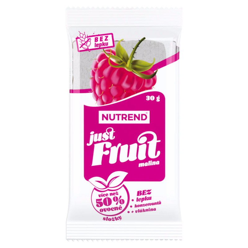 NUTREND Just Fruit, tyčinka, 30 g malina