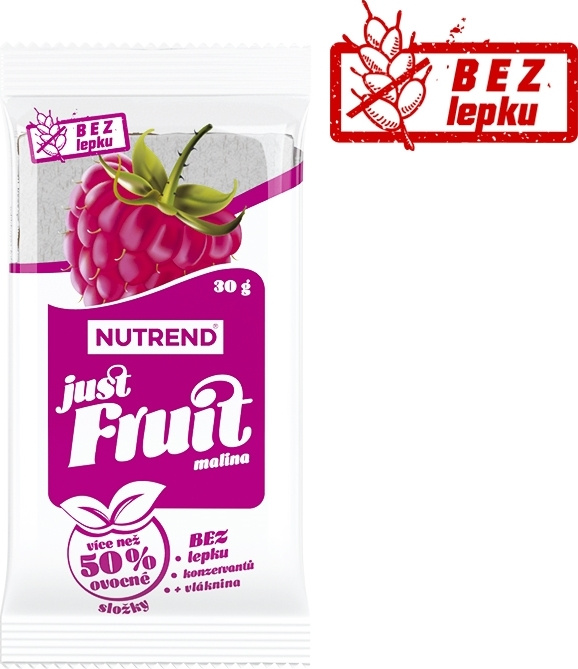 NUTREND Just Fruit, tyčinka, 30 g malina